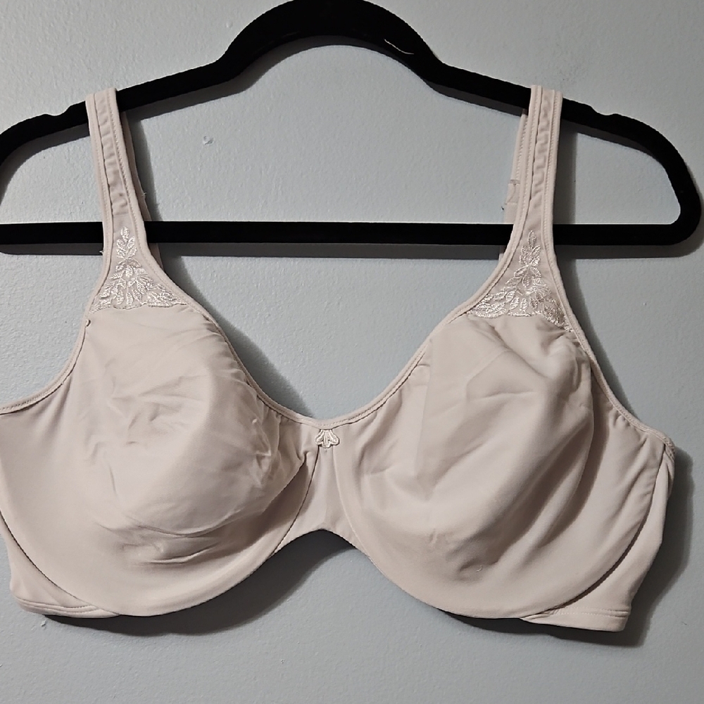 Bali Elegant Light Gray Underwire Lined Bra Size 42D